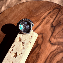 Load image into Gallery viewer, Abalone Doublet Ring, Sterling Silver