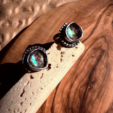 Load image into Gallery viewer, Abalone Doublet Ring, Sterling Silver