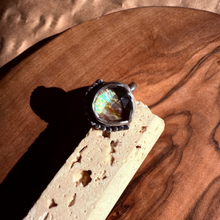 Load image into Gallery viewer, Abalone Doublet Ring, Sterling Silver