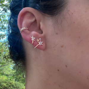 Flower Cuff Earring