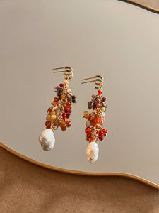 Dangle Gemstones Earringse