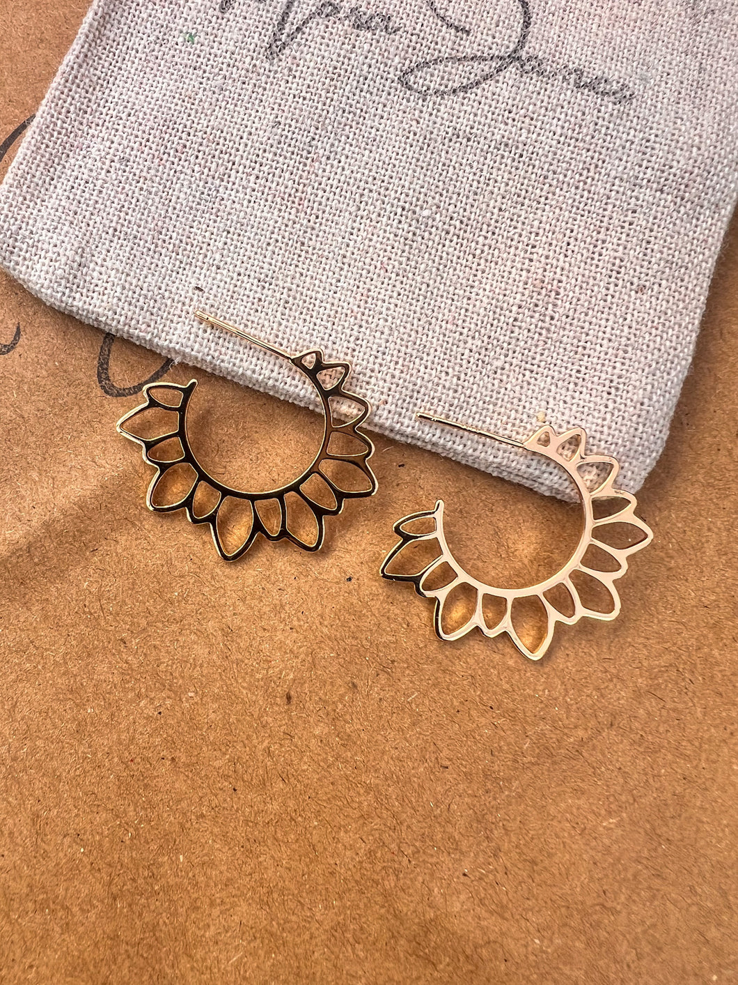 Flower Post Earring