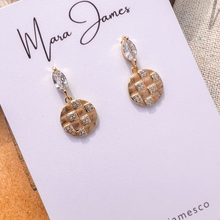 Load image into Gallery viewer, Pave Round Earrings
