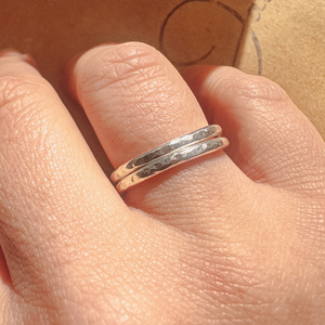 Stackable Rings, Sterling Silver