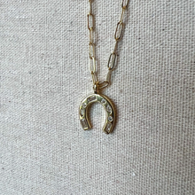 Load image into Gallery viewer, Big Luck Necklace- Gold Filled
