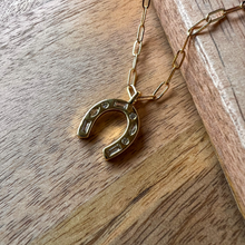 Load image into Gallery viewer, Big Luck Necklace- Gold Filled
