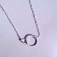 Load image into Gallery viewer, Hoop Necklace, Sterling Silver
