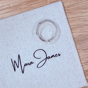 Organic Ring, Sterling Silver, Adjustable