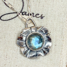 Load image into Gallery viewer, Flower Necklace, Sterling Silver (One-of-a-kind)
