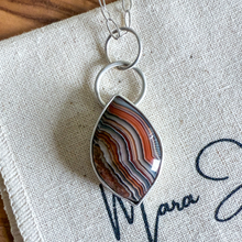 Load image into Gallery viewer, Agua Nueva Agate Cascade Necklace, Sterling Silver (One-of-a-kind)
