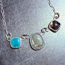 Load image into Gallery viewer, Trio Necklace, Sterling Silver
