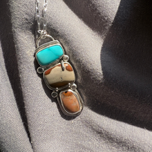 Load image into Gallery viewer, Up Trio Necklace, Sterling Silver
