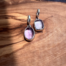 Load image into Gallery viewer, Amethyst Drops,  Sterling Silver Earring
