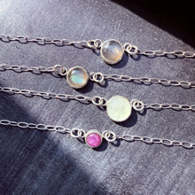 Load image into Gallery viewer, Stacked Necklace, Sterling Silver
