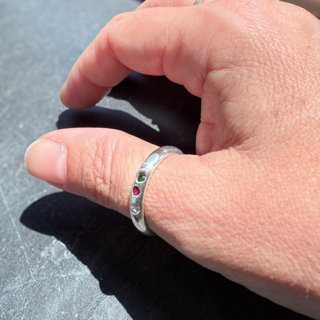 Vivid Ring, Sterling Silver