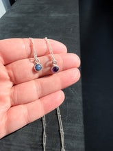 Load image into Gallery viewer, Sterling Silver Amethyst Necklace – 6 mm Gemstone, 18&quot; Chain
