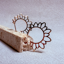 Load image into Gallery viewer, FlowerPost Earrings – Gold Plated
