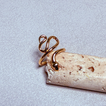 Load image into Gallery viewer, Snake Ring – Adjustable Gold-Plated
