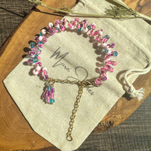 Load image into Gallery viewer, Twisted Bracelet- Pink Fun
