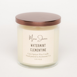Watermint Clementine Candle