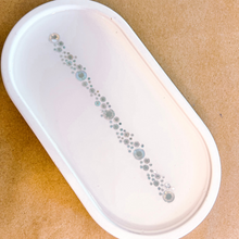 Load image into Gallery viewer, Jesmonite Oval Tray- Bling
