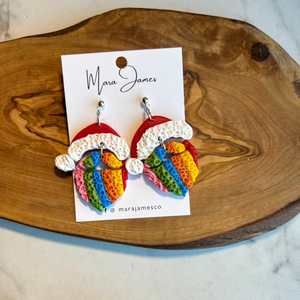 Santa Earrings